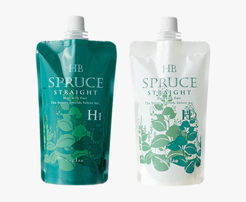 HBスプリュース ストレートH 1剤・2剤セット 400g_10%